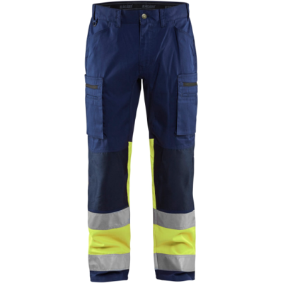 Blåkläder 15511811 Klasse 1 Industribukse Marineblå/Hivis Gul C50 Blåkläder 15511811 Klasse 1 Industribukse Marineblå/Hivis Gul C50