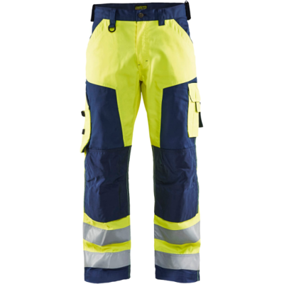 Blåkläder 15661811 Hi-Viz Arbeidsbukse Hivis Gul/Marineblå D104 Blåkläder 15661811 Hi-Viz Arbeidsbukse Hivis Gul/Marineblå D104