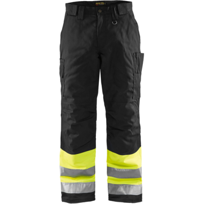 Blåkläder 18621811 Klasse 1 Vinterbukse Hivis Gul/Sort D128 Blåkläder 18621811 Klasse 1 Vinterbukse Hivis Gul/Sort D128