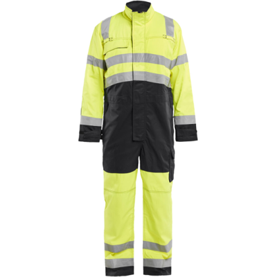 Blåkläder 63731804 Hi-Viz Kjeledress Hivis Gul/Sort C46 Blåkläder 63731804 Hi-Viz Kjeledress Hivis Gul/Sort C46