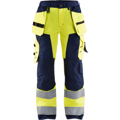 Blåkläder 71561811 Hi-Viz Håndverksbukse Hivis Gul/Marineblå C46 Blåkläder 71561811 Hi-Viz Håndverksbukse Hivis Gul/Marineblå C46