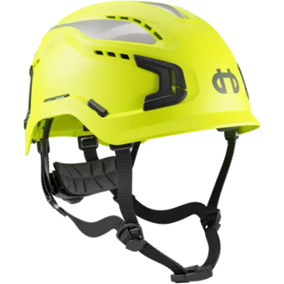 Hellberg Sector Ventilert Komfort Vernehjelm Neon gul Hellberg Sector Ventilert Komfort Vernehjelm Neon gul