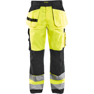 Blåkläder 15331860 Hi-Vis Håndverksbukse Hivis Gul/Sort 62 Blåkläder 15331860 Hi-Vis Håndverksbukse Hivis Gul/Sort 62