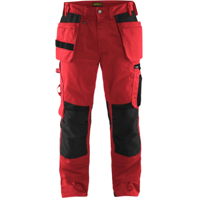 Blåkläder 15551860 Funksjonell Håndverksbukse Rød svart C52 Blåkläder 15551860 Funksjonell Håndverksbukse Rød svart C52