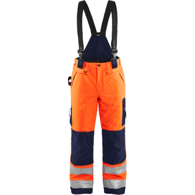 Blåkläder 18851977 Klasse 2 Vinterbukse Hivis Oransje/Marineblå D84 Blåkläder 18851977 Klasse 2 Vinterbukse Hivis Oransje/Marineblå D84