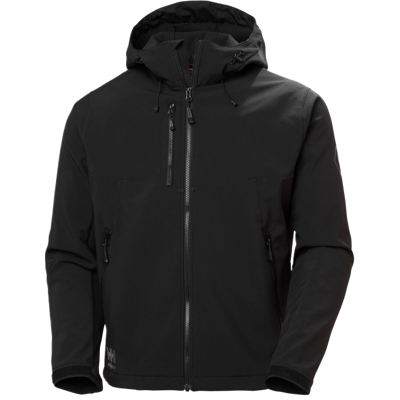 Helly Hansen Chelsea 74140 Herre Softshelljakke Svart/oransje 2XL Helly Hansen Chelsea 74140 Herre Softshelljakke Svart/oransje 2XL