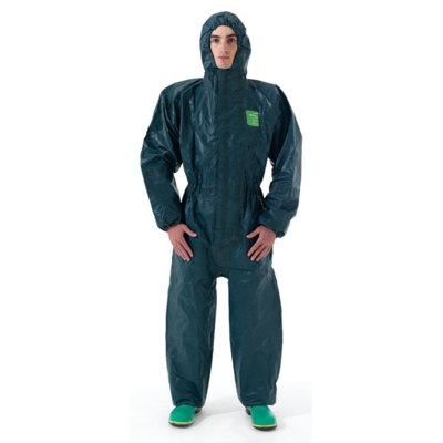 Ansell Alphatec 4000 Kjemikaliebeskyttende Kjeledress Grønn 3XL Ansell Alphatec 4000 Kjemikaliebeskyttende Kjeledress Grønn 3XL