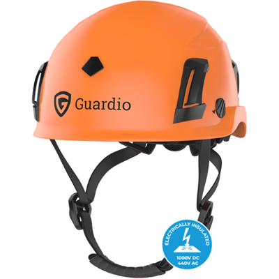 Guardio Armet Volt - Elektrisk Isolerende - Vernehjelm Fluorescerende oransje 53-63 cm Guardio Armet Volt - Elektrisk Isolerende - Vernehjelm Fluorescerende oransje 53-63 cm