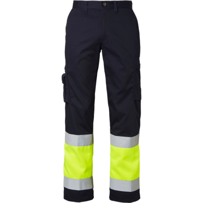 Top Swede 2070 - Klasse 1 - Arbeidsbukse Marine/Fluorescerende Gul D100 Top Swede 2070 - Klasse 1 - Arbeidsbukse Marine/Fluorescerende Gul D100