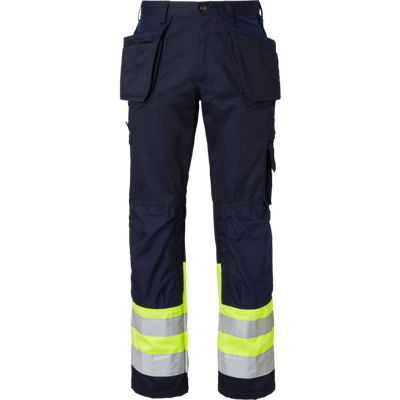 Top Swede 2171 - Klasse 1 - Arbeidsbukse Marine/Fluorescerende Gul D100 Top Swede 2171 - Klasse 1 - Arbeidsbukse Marine/Fluorescerende Gul D100