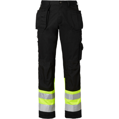 Top Swede 2171 - Klasse 1 - Arbeidsbukse Svart/Fluorescerende Gul D100 Top Swede 2171 - Klasse 1 - Arbeidsbukse Svart/Fluorescerende Gul D100