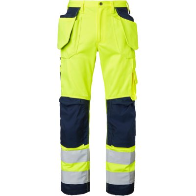 Top Swede 2516 - Klasse 2 - Arbeidsbukse Fluorescerende gul/marine D100 Top Swede 2516 - Klasse 2 - Arbeidsbukse Fluorescerende gul/marine D100