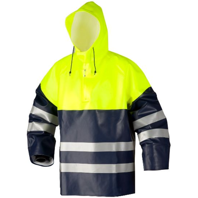Dolfing Druten P3 Seppie 0406.03 – Flammehemmende – Regnjakke Fluorescerende gul/marineblå XL Dolfing Druten P3 Seppie 0406.03 – Flammehemmende – Regnjakke Fluorescerende gul/marineblå XL