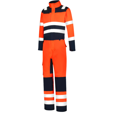 Tricorp 753009 Klasse 3 Unisex Kjeledress Fluor oransje/blekk 60 Tricorp 753009 Klasse 3 Unisex Kjeledress Fluor oransje/blekk 60