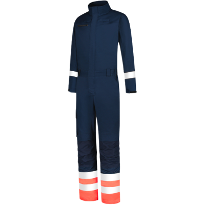 Tricorp 753010 Refleks Unisex Kjeledress Blekk/Fluor Rød 60 Tricorp 753010 Refleks Unisex Kjeledress Blekk/Fluor Rød 60