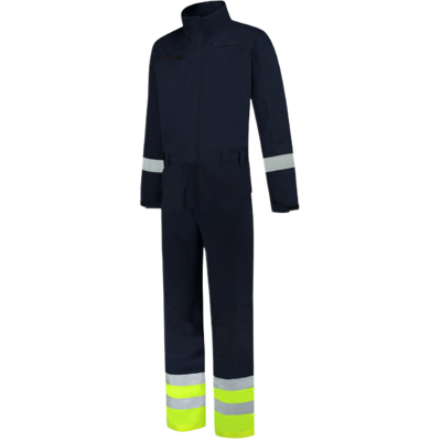 Tricorp 753010 Refleks Unisex Kjeledress Blekk/Fluor Gul 56 Tricorp 753010 Refleks Unisex Kjeledress Blekk/Fluor Gul 56