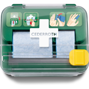 Cederroth - Myk Skumbandasje 2-I-1 Dispenser Grønn Cederroth - Myk Skumbandasje 2-I-1 Dispenser Grønn