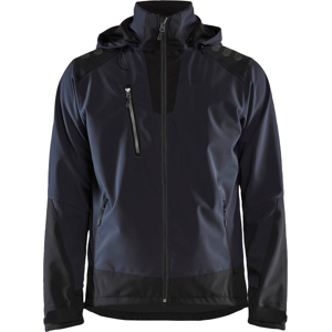 Blåkläder 47492513 Vanntett Softshelljakke Mørk marine/svart XXL Blåkläder 47492513 Vanntett Softshelljakke Mørk marine/svart XXL