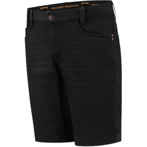 Tricorp 504010 Denim Herre Slim Fit Shorts Denim svart 38 Tricorp 504010 Denim Herre Slim Fit Shorts Denim svart 38