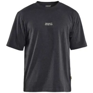 Blåkläder 94271030 Bomullsblanding T-Skjorte Svart melange 4XL Blåkläder 94271030 Bomullsblanding T-Skjorte Svart melange 4XL