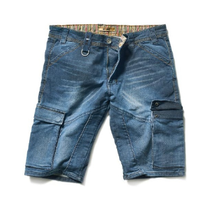 Dike Picnic Knit-Denim Arbeidsshorts Blå denim S Dike Picnic Knit-Denim Arbeidsshorts Blå denim S