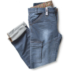 Dike Partner Denim Bleket Arbeidsbukse Blå denim XS Dike Partner Denim Bleket Arbeidsbukse Blå denim XS