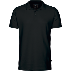 Texstar Ps04 Pikéskjorte Svart XL Texstar Ps04 Pikéskjorte Svart XL