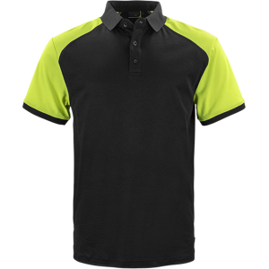 Texstar Ps22 Hi-Vis Pikéskjorte Gul/svart XXL Texstar Ps22 Hi-Vis Pikéskjorte Gul/svart XXL