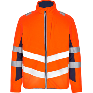 Engel Safety 1159-158 – Klasse 2 – Jakke Oransje/blekk blå S Engel Safety 1159-158 – Klasse 2 – Jakke Oransje/blekk blå S
