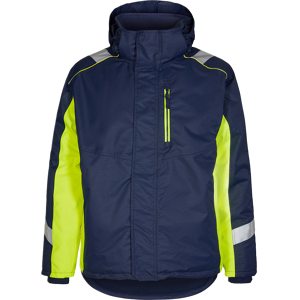 Engel Cargo 1871-354 – Vanntett – Vinterjakke Blekk blå/Hivis gul 4XL Engel Cargo 1871-354 – Vanntett – Vinterjakke Blekk blå/Hivis gul 4XL