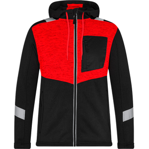 Engel Cargo - Refleks - Hettegenser Svart/Hivis Rød XL Engel Cargo - Refleks - Hettegenser Svart/Hivis Rød XL