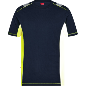 Engel Cargo - T-Skjorte Blekk blå/Hivis gul 2XL Engel Cargo - T-Skjorte Blekk blå/Hivis gul 2XL
