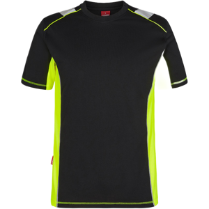 Engel Cargo - T-Skjorte Svart/Hivis Gul 4XL Engel Cargo - T-Skjorte Svart/Hivis Gul 4XL