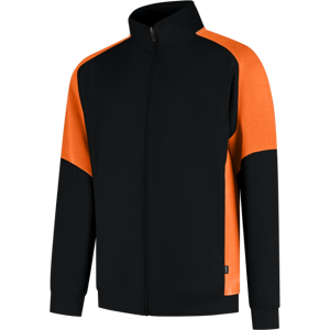 Tricorp 306108 Tofarget Unisex Sweatjakke Svart/oransje 4XL Tricorp 306108 Tofarget Unisex Sweatjakke Svart/oransje 4XL