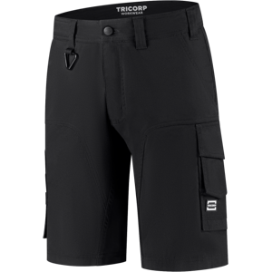 Tricorp 506107 2-Veis Stretch Unisex Arbeidsshorts Svart 56 Tricorp 506107 2-Veis Stretch Unisex Arbeidsshorts Svart 56
