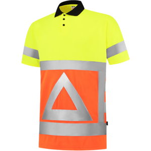 Tricorp 203011 Klasse 2 Unisex Poloskjorte Oransje/gul 4XL Tricorp 203011 Klasse 2 Unisex Poloskjorte Oransje/gul 4XL