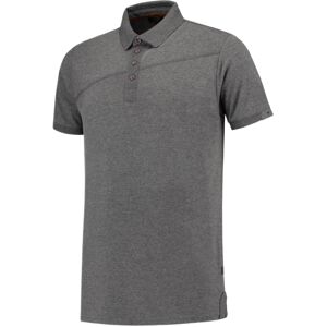 Tricorp 204002 Premium Herre Slim Fit Pikéskjorte Stein Melange 5XL Tricorp 204002 Premium Herre Slim Fit Pikéskjorte Stein Melange 5XL