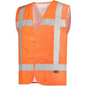 Tricorp 453008 Hi-Vis Unisex Varselvest Fluororange XL Tricorp 453008 Hi-Vis Unisex Varselvest Fluororange XL