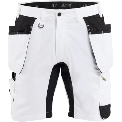 Blåkläder 17721832 4-Veis Stretch Arbeidsshorts Hvit svart 54 Blåkläder 17721832 4-Veis Stretch Arbeidsshorts Hvit svart 54