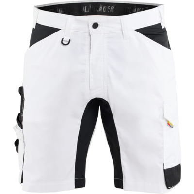 Blåkläder 17731832 4-Veis Stretch Arbeidsshorts Hvit svart 54 Blåkläder 17731832 4-Veis Stretch Arbeidsshorts Hvit svart 54