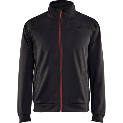 Blåkläder 33622526 Glidelås Sweatshirt Svart/Rød S Blåkläder 33622526 Glidelås Sweatshirt Svart/Rød S