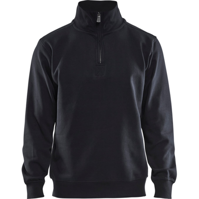 Blåkläder 33651048 Glidelås Sweatshirt Svart XS Blåkläder 33651048 Glidelås Sweatshirt Svart XS