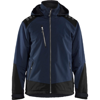 Blåkläder 47502513 Vanntett Softshelljakke Mørk marine/svart M Blåkläder 47502513 Vanntett Softshelljakke Mørk marine/svart M