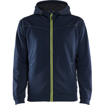 Blåkläder 33632526 Hette Genser Mørk marineblå/hivisgul XS Blåkläder 33632526 Hette Genser Mørk marineblå/hivisgul XS