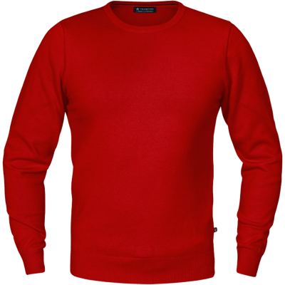 Texstar Pl05 Rundhalset Genser rød L Texstar Pl05 Rundhalset Genser rød L