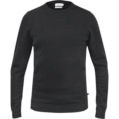 Texstar Pl06 Rundhalset Genser Svart L Texstar Pl06 Rundhalset Genser Svart L