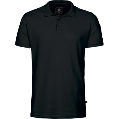 Texstar Ps04 Pikéskjorte Svart 6XL Texstar Ps04 Pikéskjorte Svart 6XL