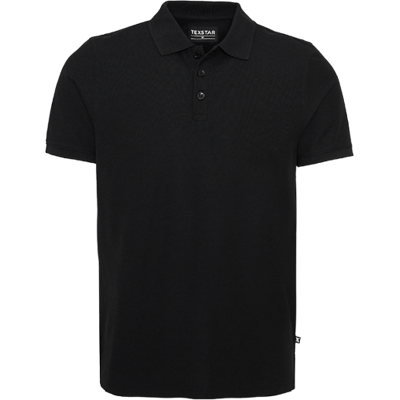 Texstar Ps14 Pikéskjorte Svart 6XL Texstar Ps14 Pikéskjorte Svart 6XL