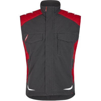 Engel Galaxy 5810-254 – Refleks – Vest Antrasittgrå/Tomatrød 3XL Engel Galaxy 5810-254 – Refleks – Vest Antrasittgrå/Tomatrød 3XL