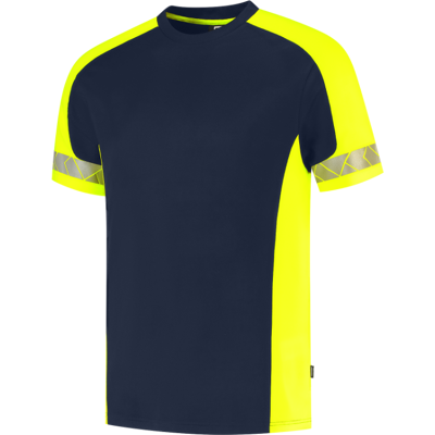 Tricorp 106104 Refleks Unisex T-Skjorte Blekk/Fluor Gul L Tricorp 106104 Refleks Unisex T-Skjorte Blekk/Fluor Gul L